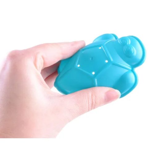 Puha szilikon homok- és fürdőjáték szett vödörrel, 13 részes