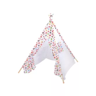 Gyereksátor tipi, vidám bagoly mintával, 145x110 cm