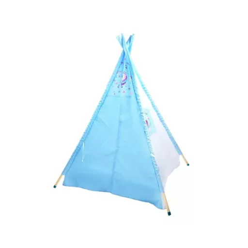Unikornis mintás tipi játszósátor gyerekeknek, 145×110 cm