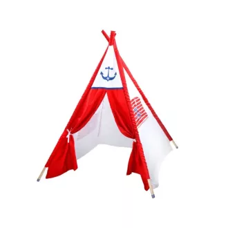   Gyerek wigwam tipi sátor 145×110 cm, beltéri-kerti játszósátor