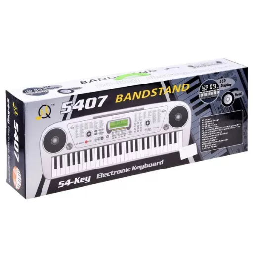 MQ5407 54 billentyűs szintetizátor mikrofonnal, LCD kijelzővel, gyerekeknek
