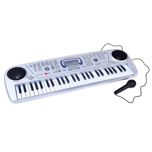 MQ5407 54 billentyűs szintetizátor mikrofonnal, LCD kijelzővel, gyerekeknek