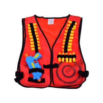   Harci mellény 25 habszivacs lőszerrel és pisztollyal, 3-8 éveseknek