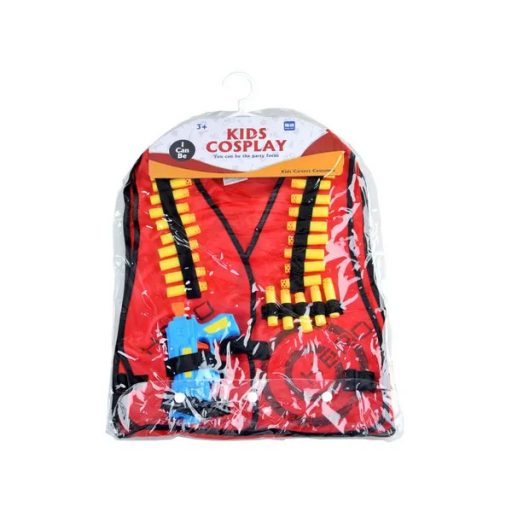 Harci mellény 25 habszivacs lőszerrel és pisztollyal, 3-8 éveseknek