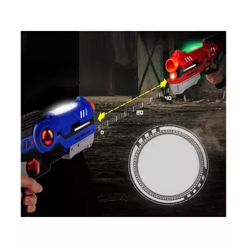 Lézerharc játék készlet 2 főre