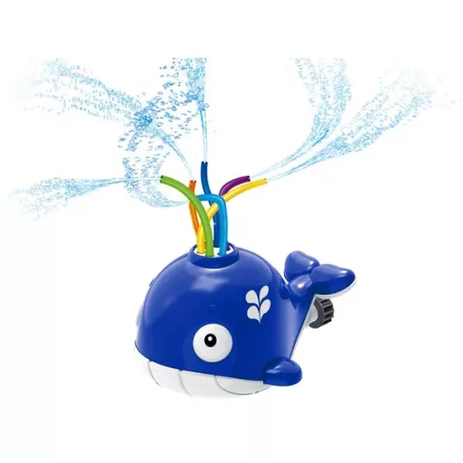 Vidám bálna kerti vízpermetező gyerekeknek, 19×14×12 cm, ½″