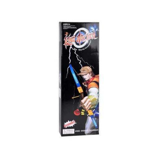 Íjász készlet gyerekeknek tapadókorongos nyilakkal, pajzzsal, 93 cm-es íj