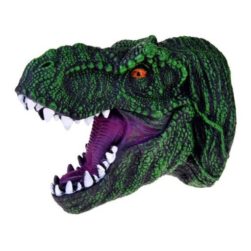 T-Rex dinoszaurusz gumibáb kézbáb, 19,5×9×14 cm