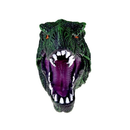 T-Rex dinoszaurusz gumibáb kézbáb, 19,5×9×14 cm