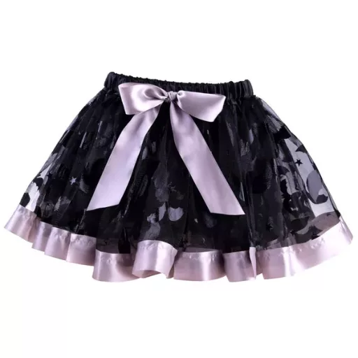 Gyermek boszorkányjelmez szett M méret (kalap, fodros szoknya, seprű)