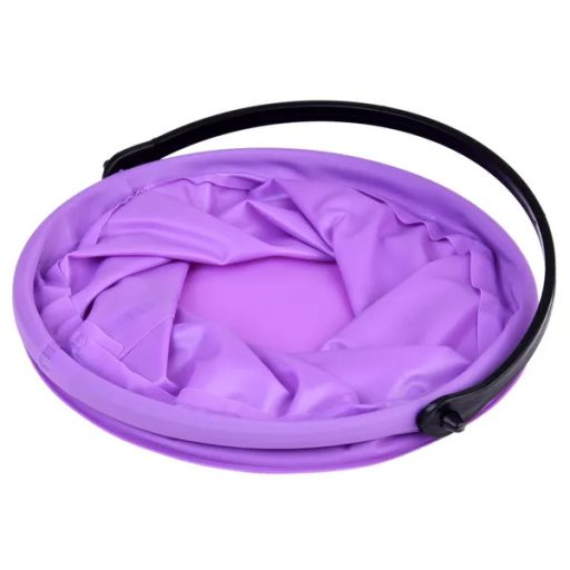 Összecsukható színes gyerek homokozó vödör, 11 cm, műanyag