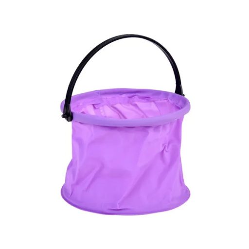 Összecsukható színes gyerek homokozó vödör, 11 cm, műanyag