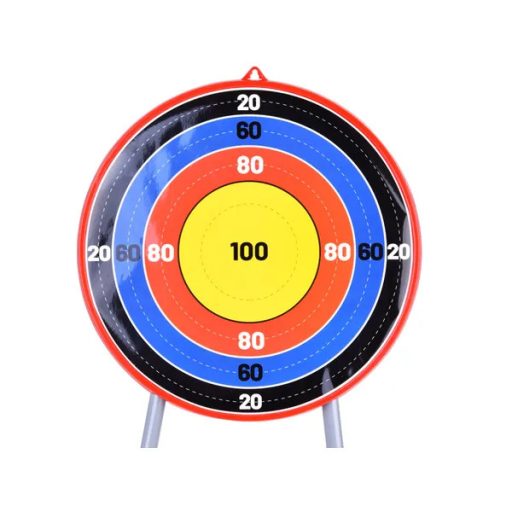 Gyerek íjászkészlet pajzzsal, tegezzel és 3 tapadókorongos nyíllal 6+