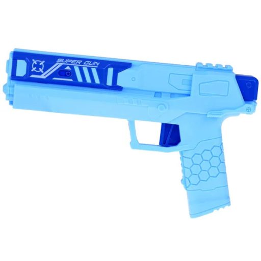 Hab repülő LED fénnyel és kilövő pisztollyal, kék, 31 cm