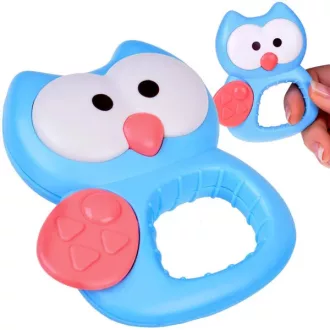  Szilikon állatformájú baba rágóka, ínymasszírozó, 9,5×7,5 cm, BPA-mentes