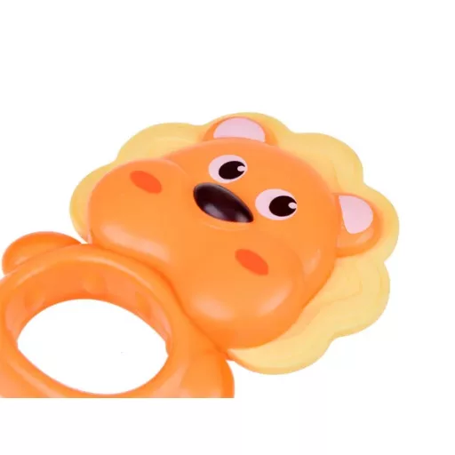 Szilikon állatformájú baba rágóka, ínymasszírozó, 9,5×7,5 cm, BPA-mentes