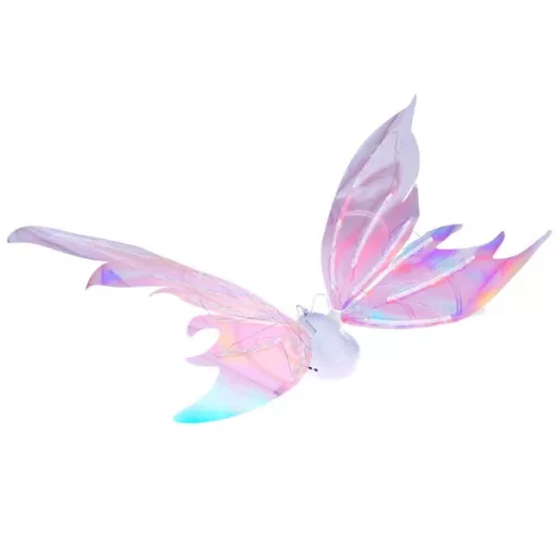 Varázs LED tündérszárnyak gyerekeknek, csapkodó-zenélő 87×41 cm