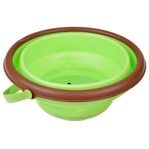 Összehajtható szilikon vödör gyerekeknek, kiwi dizájn, 2,5 l