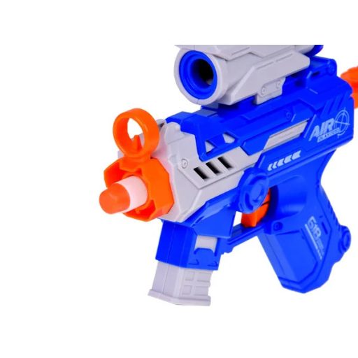 Habszivacslövedékes pisztoly szett céltávcsővel, 6 db lövedék