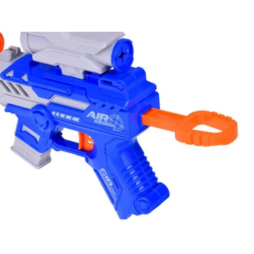 Habszivacslövedékes pisztoly szett céltávcsővel, 6 db lövedék