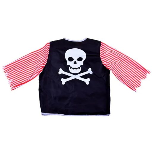 Gyerek kalóz jelmez készlet karddal, távcsővel és kalappal, 3+ év