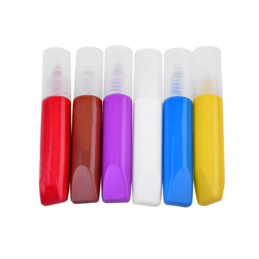 Kreatív kulcstartó DIY készlet – 8 gumi sablon, 6 festék, kristályok