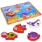 Fa puzzle vízi állatokkal, 8 db, 30×22,5 cm