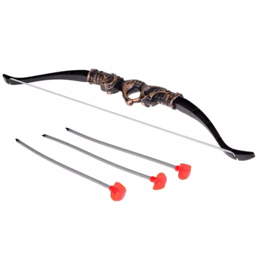 Gyerek lovag jelmez kiegészítő készlet karddal, íjjal, pajzzsal és tegezzel