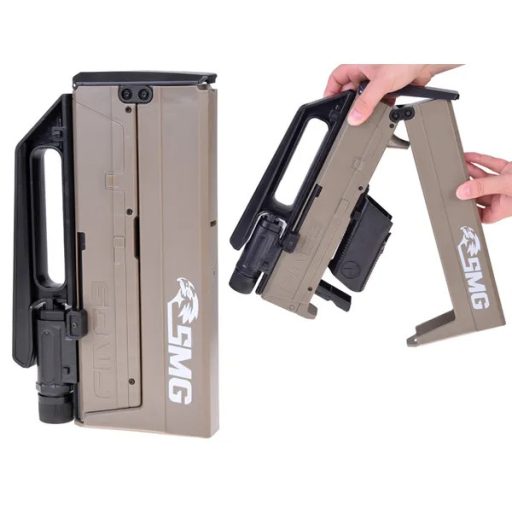 Gyermek 68 cm-es habszivacs töltényes játékpuska hang- és fényhatással