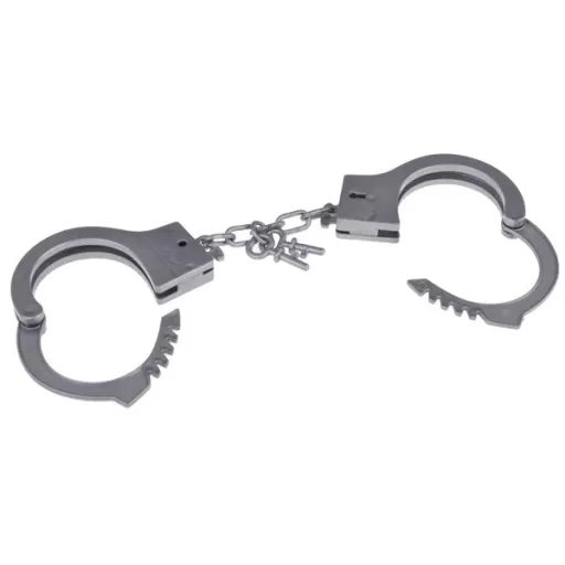 Gyerek rendőr jelmez bilincsekkel, sapkával – farsangi, 3 részes