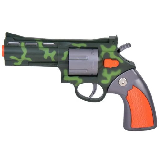 Gyerek habszivacs lőszerszett pisztollyal, 6 db puha lövedékkel