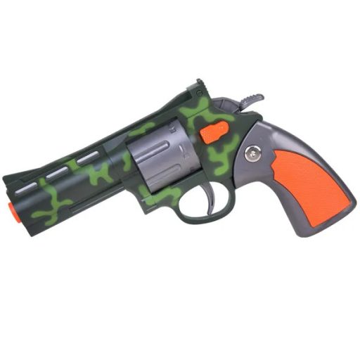 Gyerek habszivacs lőszerszett pisztollyal, 6 db puha lövedékkel