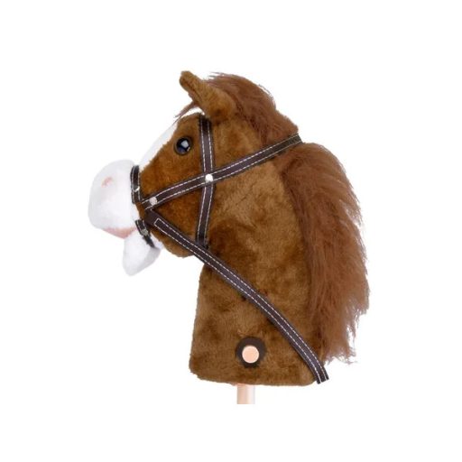 Interaktív sötétbarna pálcaló nyerítő és vágtahanggal, 83 cm