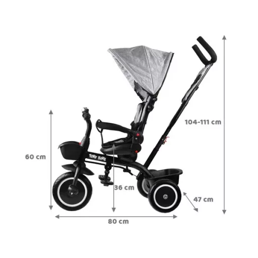 Tiny bike 3in1 gyermek tricikli napellenzővel