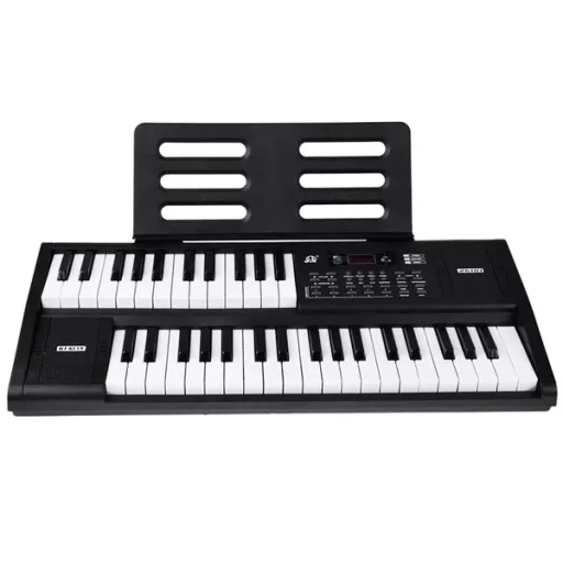 61 billentyűs elektronikus zongora SPLIT funkcióval, LED kijelzővel, mikrofonnal