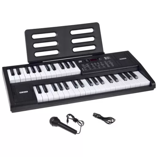 61 billentyűs elektronikus zongora SPLIT funkcióval, LED kijelzővel, mikrofonnal