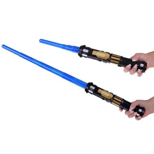 Gyerek teleszkópos fénykard világítással és hanggal, 29–83 cm