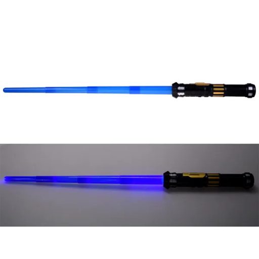 Gyerek teleszkópos fénykard világítással és hanggal, 29–83 cm