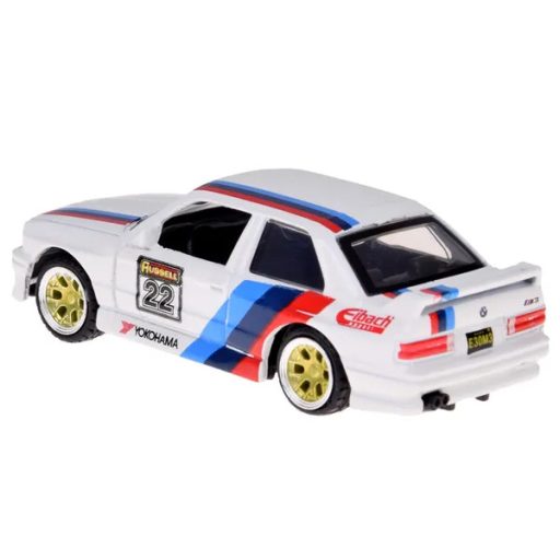 1:64 fém autó szett Maisto platós teherautó + BMW M3 1988 fehér