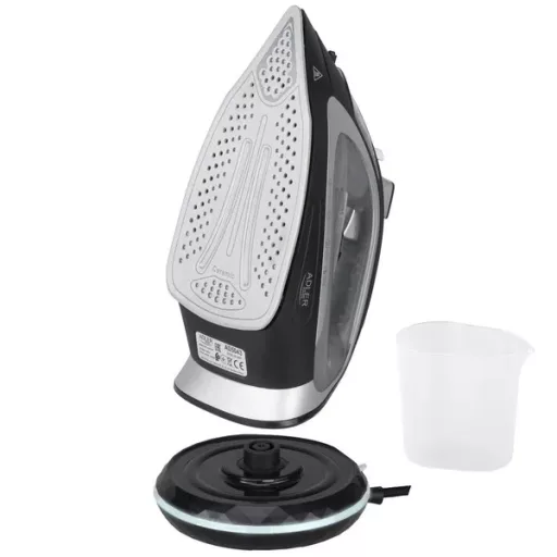 Vezeték nélküli gőzölős vasaló, 2800 W, kerámia talp, 300 ml – Adler AD 5043