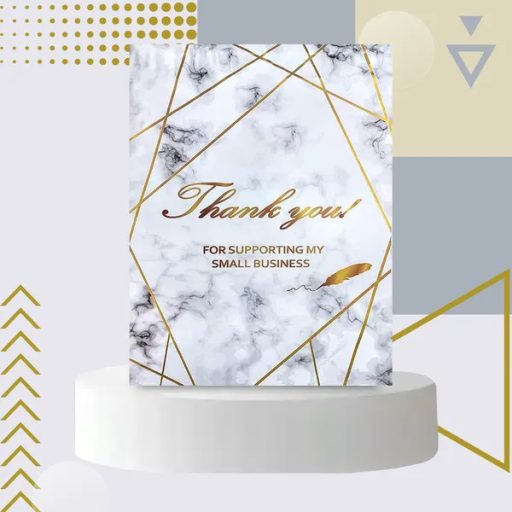 Arany márvány mintás öntapadós futártasak 255×370 mm, 50 db