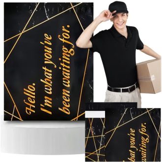   Fekete futár tasak öntapadó ragasztócsíkkal 255×370 mm – 50 db csomag