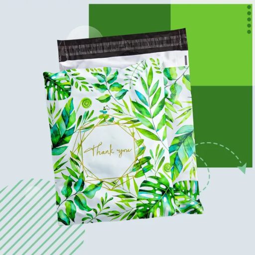 Erős futár műanyag tasak 310x420 mm, 50 db, Thank You dizájn