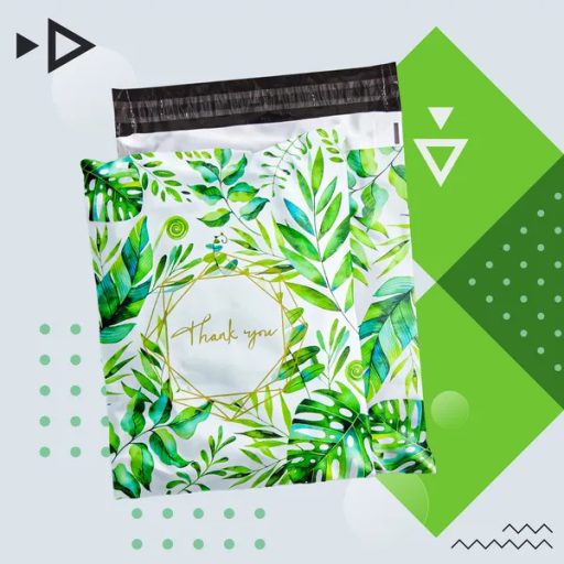 Erős futár műanyag tasak 310x420 mm, 50 db, Thank You dizájn