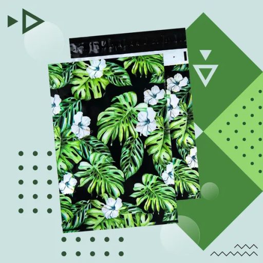 Futár politasak 310x420 mm, dzsungel minta, extra erős, 50 db