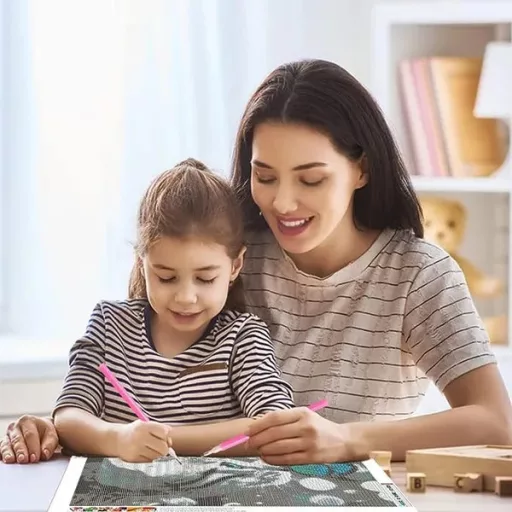 5D gyémántfestő készlet születésnapi mintával, 40×50 cm, teljes szett