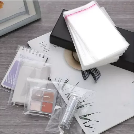 OPP celofán tasak ragasztócsíkkal, 16×20 cm, 100 db, élelmiszer-biztos