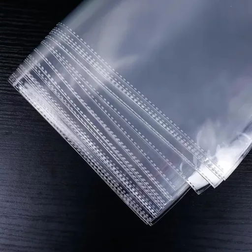 Önzáró OPP celofán tasakok, élelmiszerbiztos, 20×36 cm, 100 db