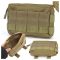 Molle kompatibilis taktikai övtáska, 600D nylon, 18×13×4 cm, barna