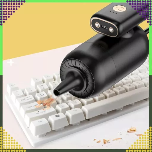 Vezeték nélküli kézi autó- és otthoni porszívó 2 az 1-ben, 50 W, HEPA, LED